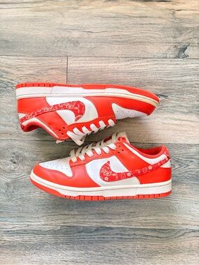 Nike Dunk Low Orange Paisley